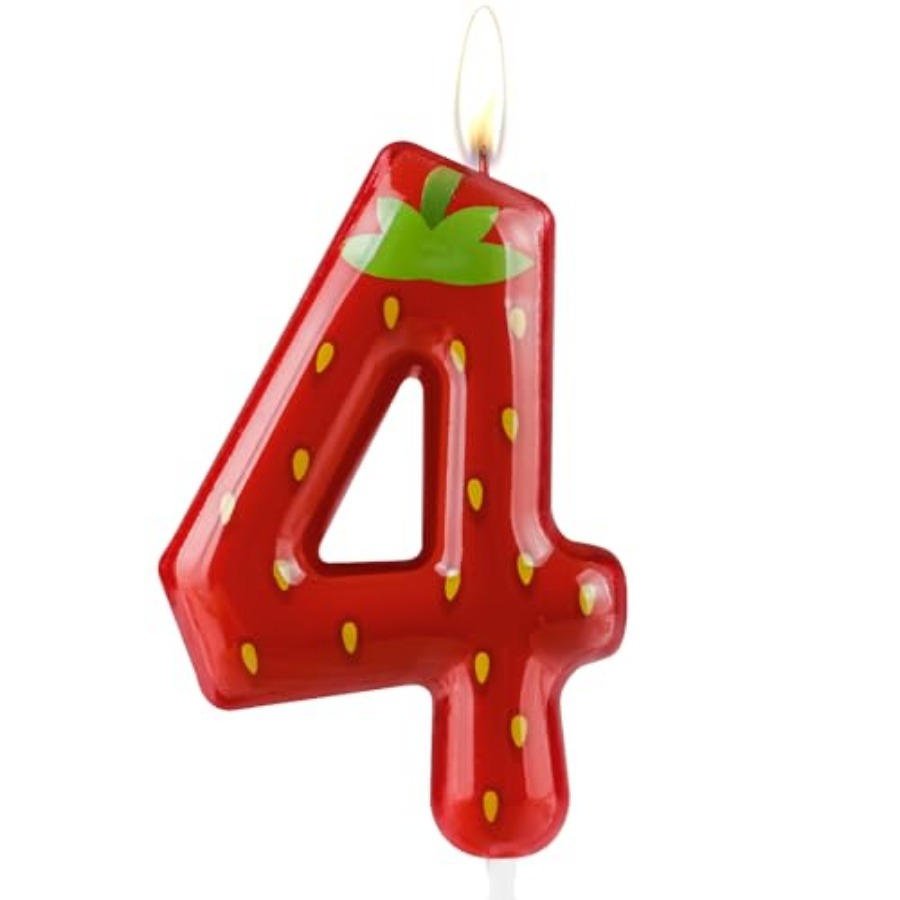 Candle Supplies In - th Birthday Strawberry Candle, Cake Decoration,