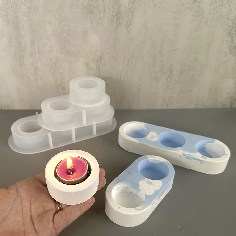 Candle Quotes - Round Candlestick Silicone Mold DIY Handmade