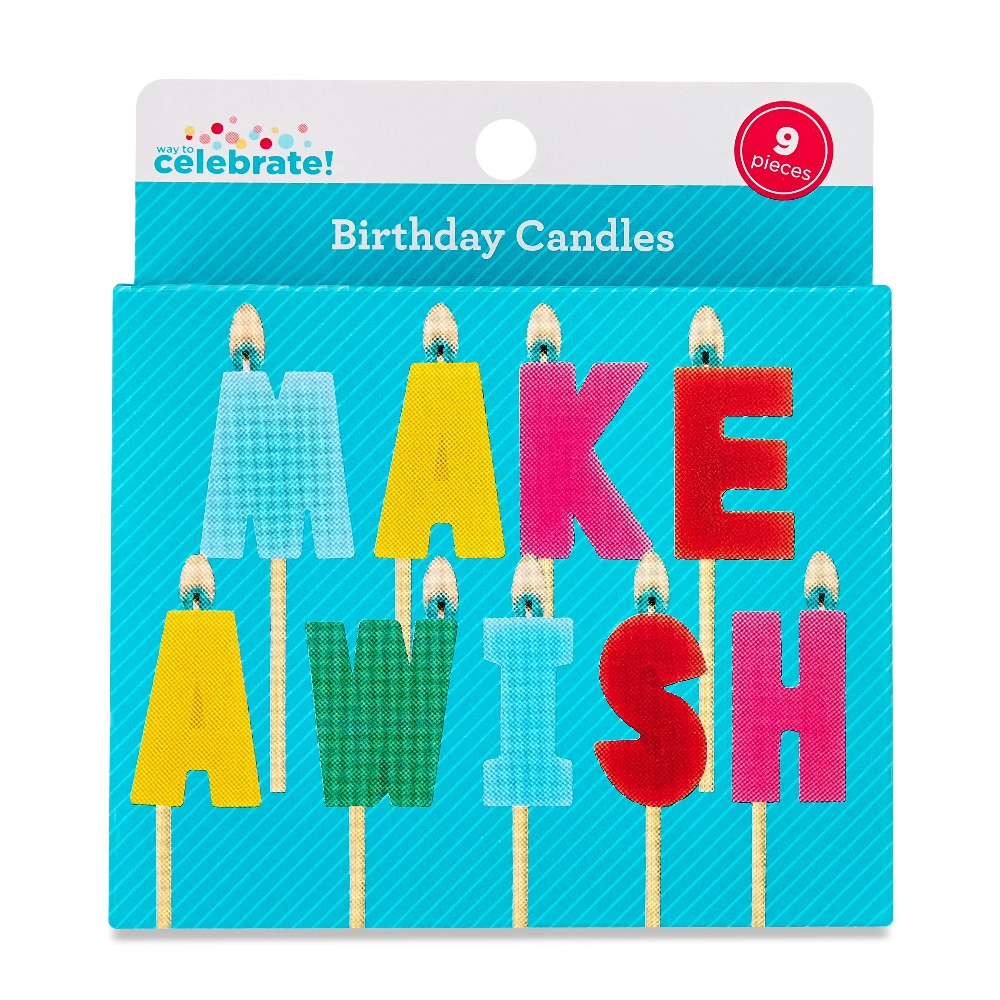 Candle Supplies In - Vibrant Multicolor Birthday Candles Set of