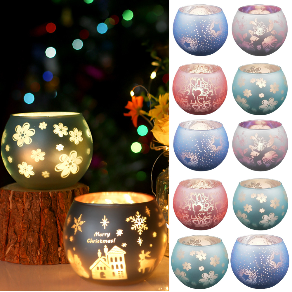 Candle Zero - Glass Candlestick Votive Color Candle Cup