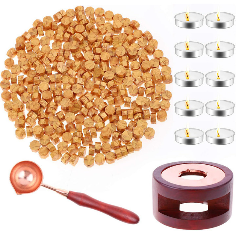Wax Seal Set Includes 200 Gold - Candle Zero reseña y precio