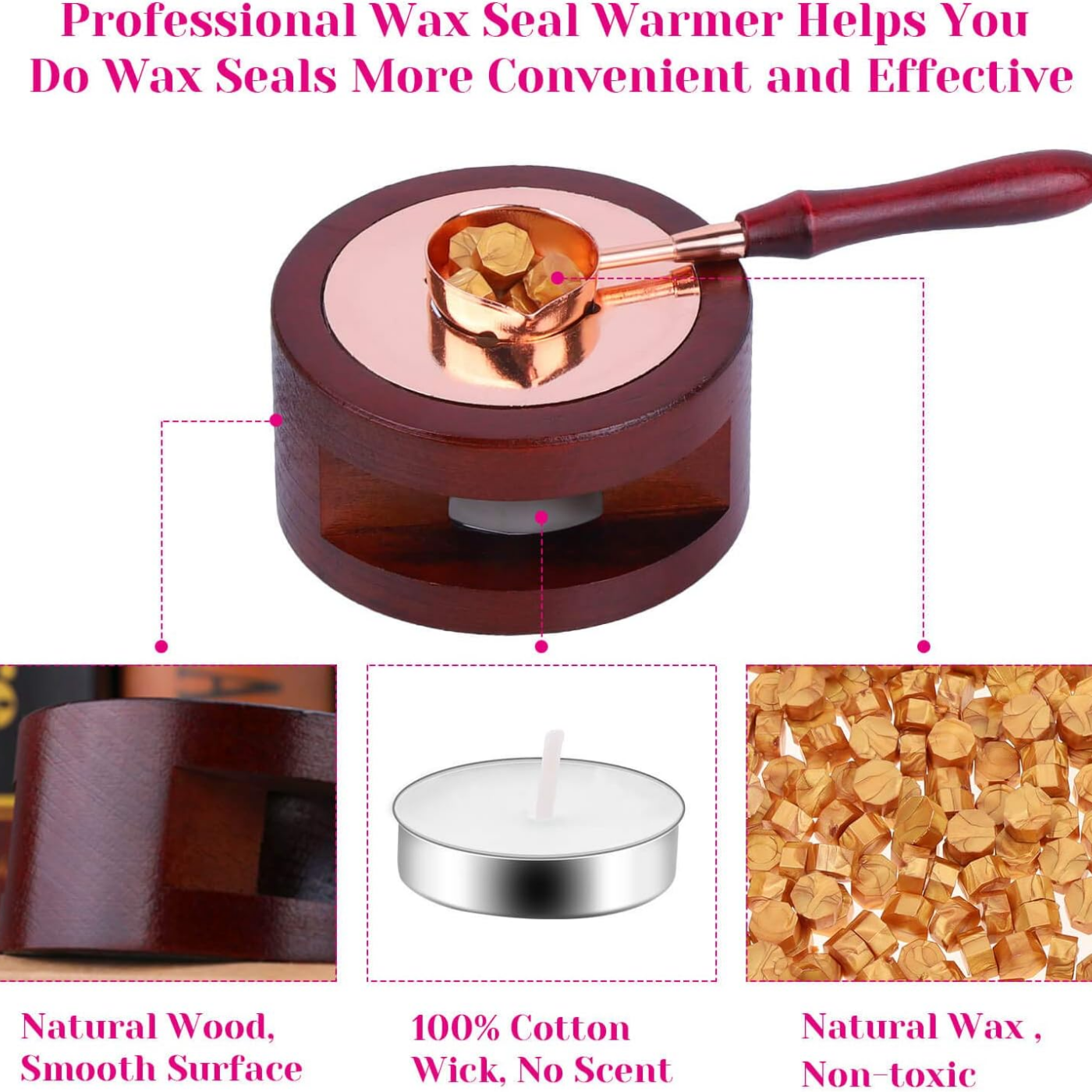 Wax Seal Set Includes 200 Gold - Candle Zero reseña y precio