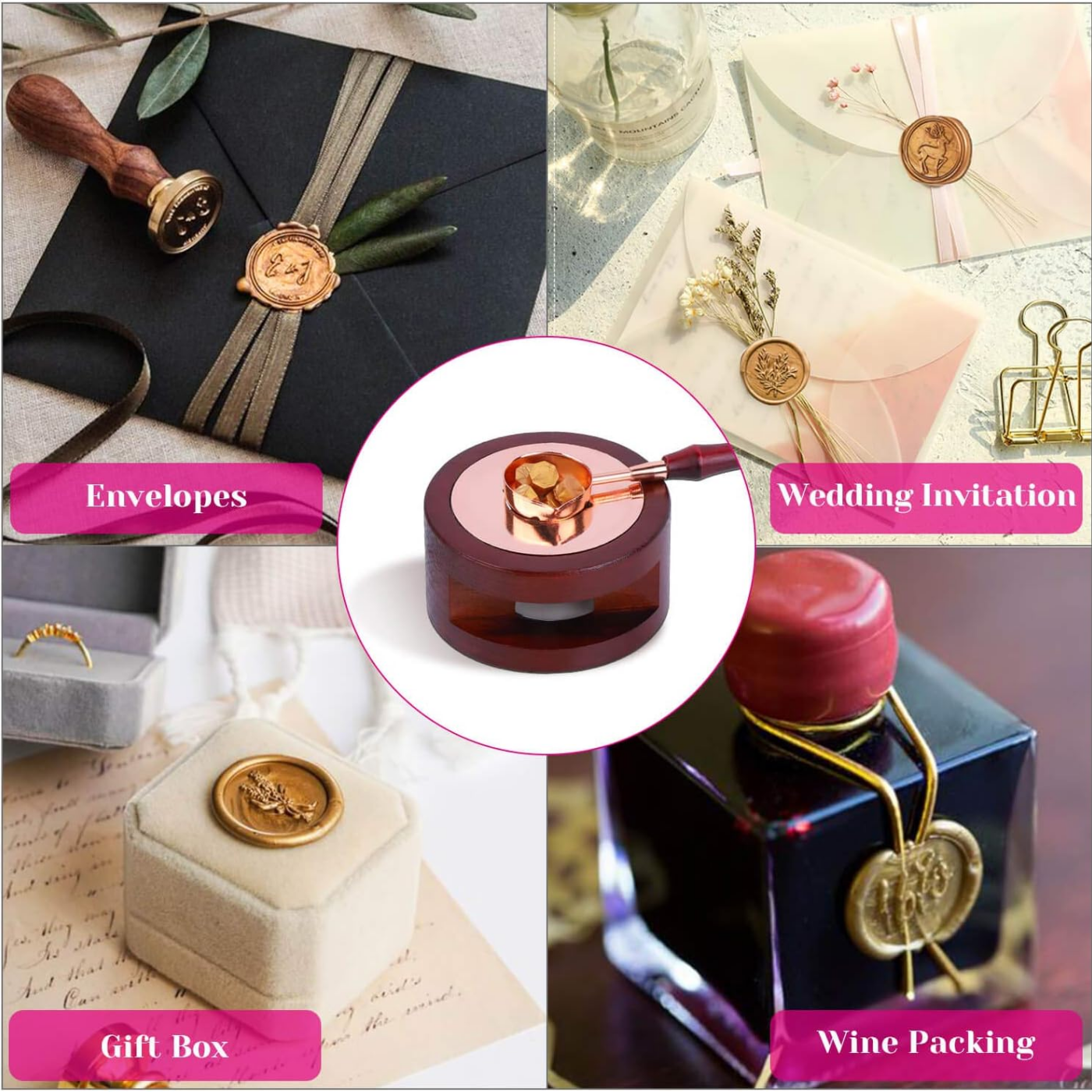 Wax Seal Set Includes 200 Gold - Candle Zero reseña y precio