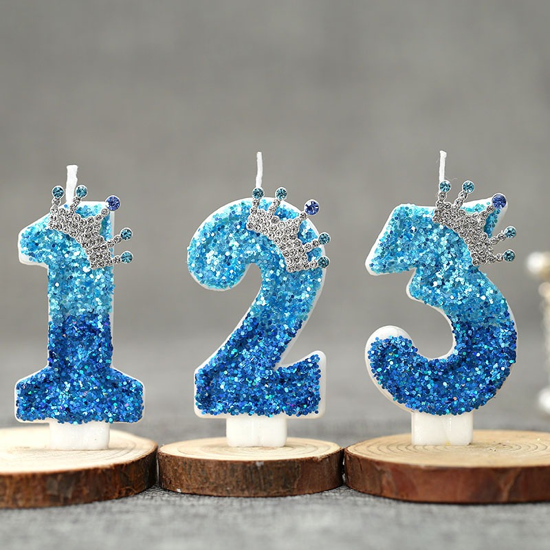 Creative Peacock Blue Crown Di - Candle Supplies In reseña y precio
