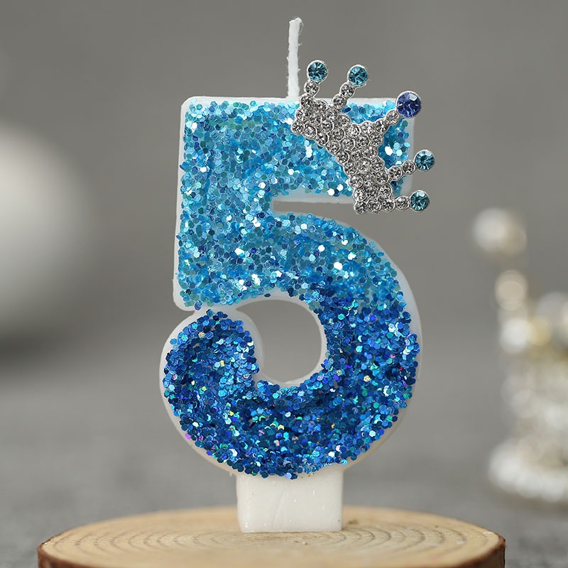 Creative Peacock Blue Crown Di - Candle Supplies In reseña y precio