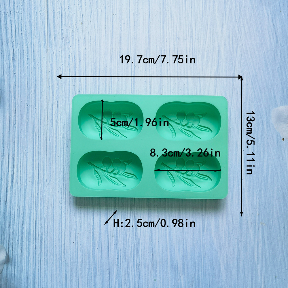 4 Cavities Oval Olive Tree Sil - Candle Making Supplies For Beginners reseña y precio