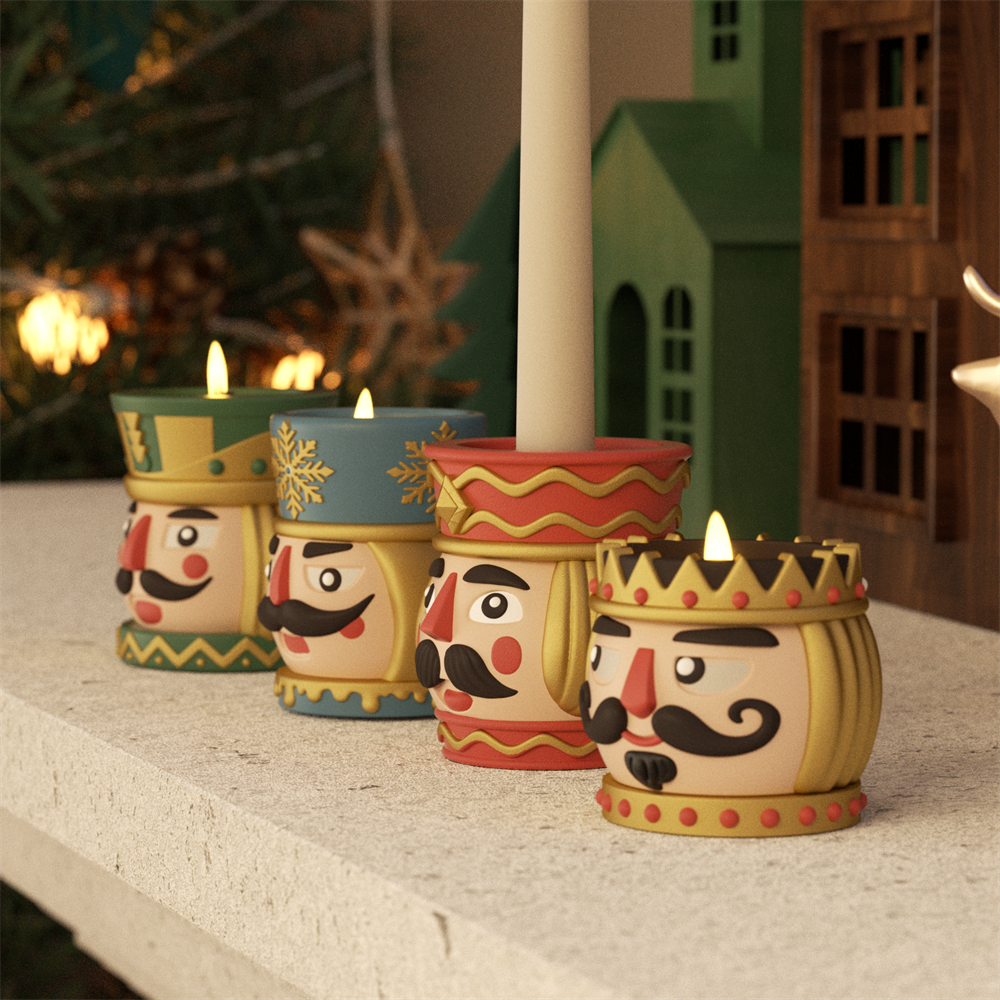 NICOLE Nutcracker Taper Candle - Candle Quotes reseña y precio