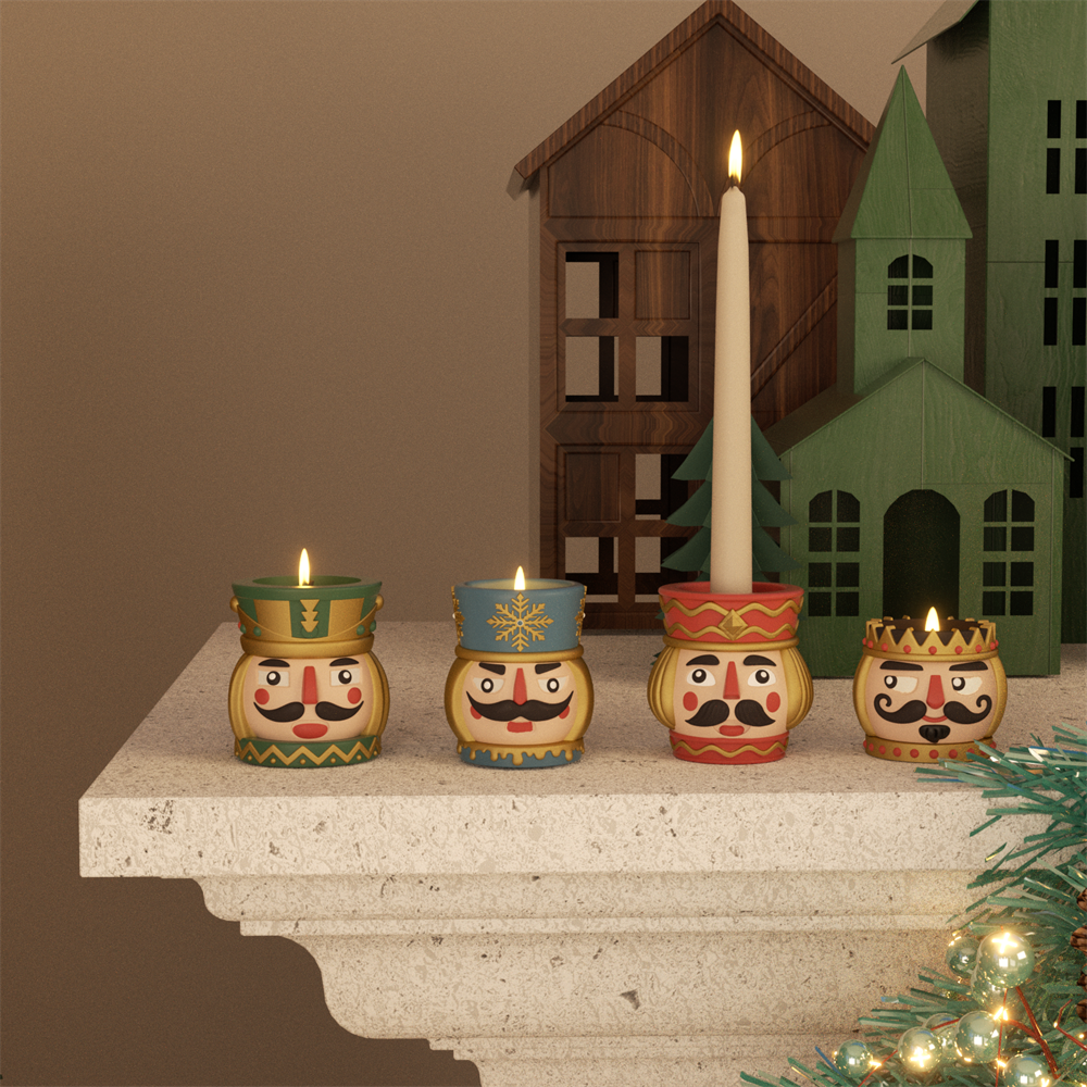 NICOLE Nutcracker Taper Candle - Candle Quotes reseña y precio