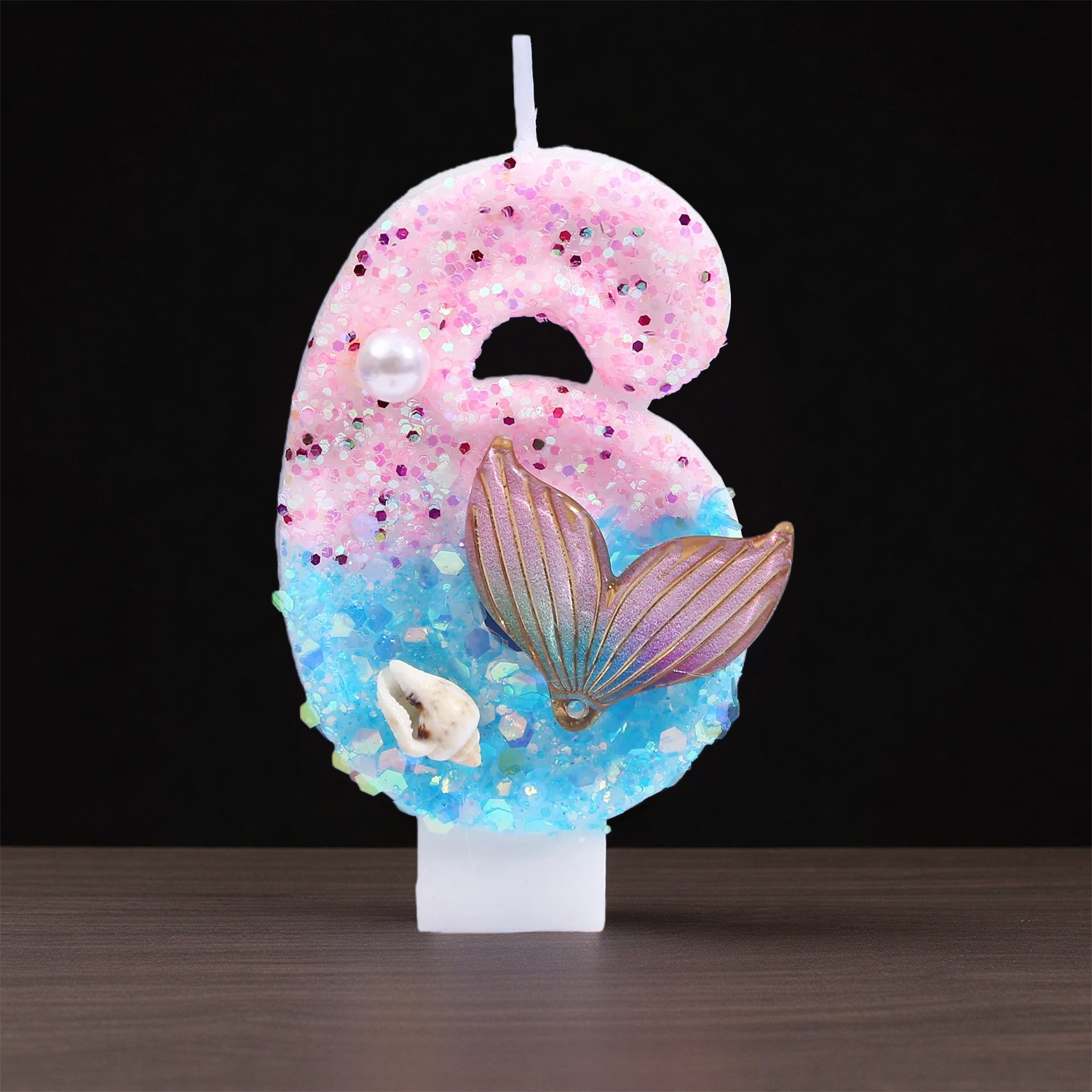 Gradient Blue Shell Pearl Crea - Candle Supplies In reseña y precio