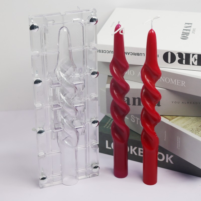Twisted Stripe Column Acrylic  - Candle Making Supplies For Beginners reseña y precio