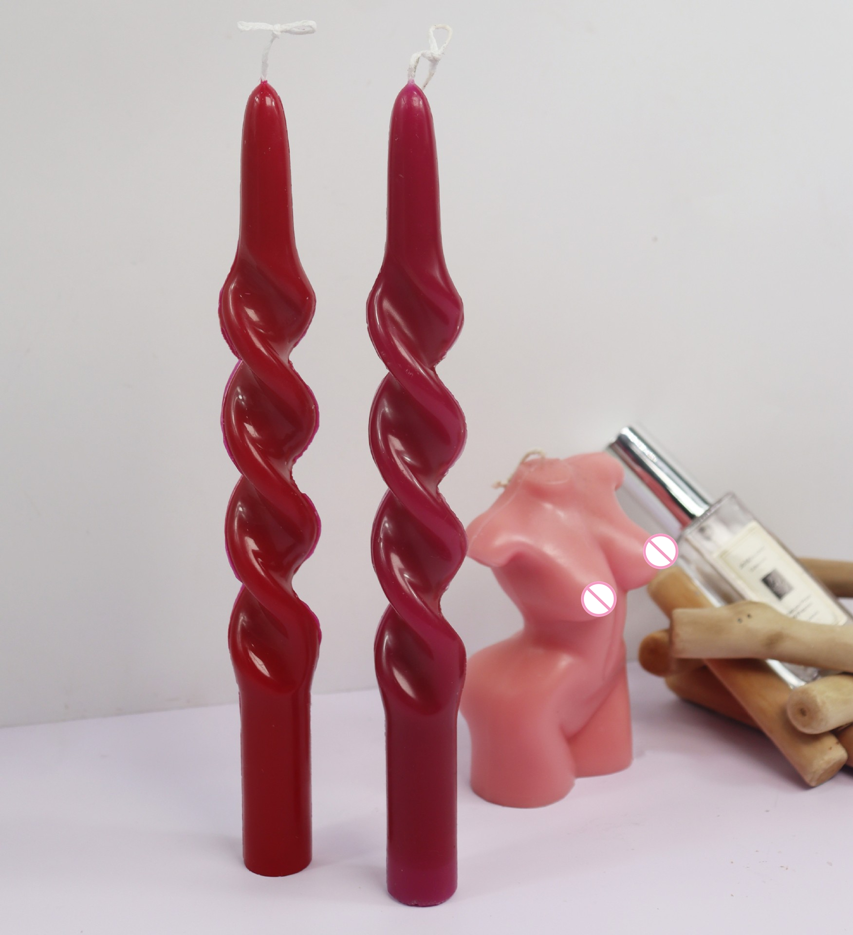 Twisted Stripe Column Acrylic  - Candle Making Supplies For Beginners reseña y precio