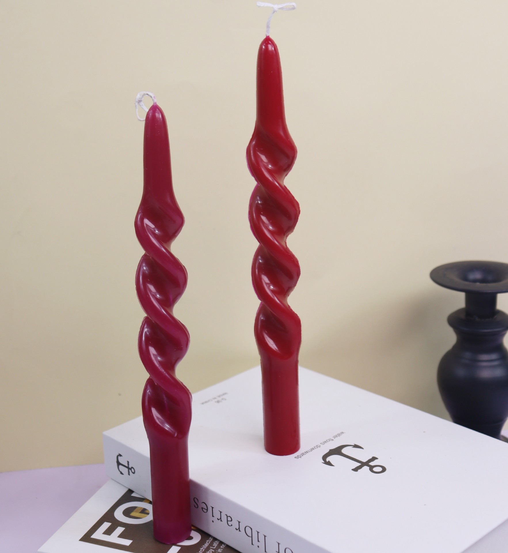 Twisted Stripe Column Acrylic  - Candle Making Supplies For Beginners reseña y precio