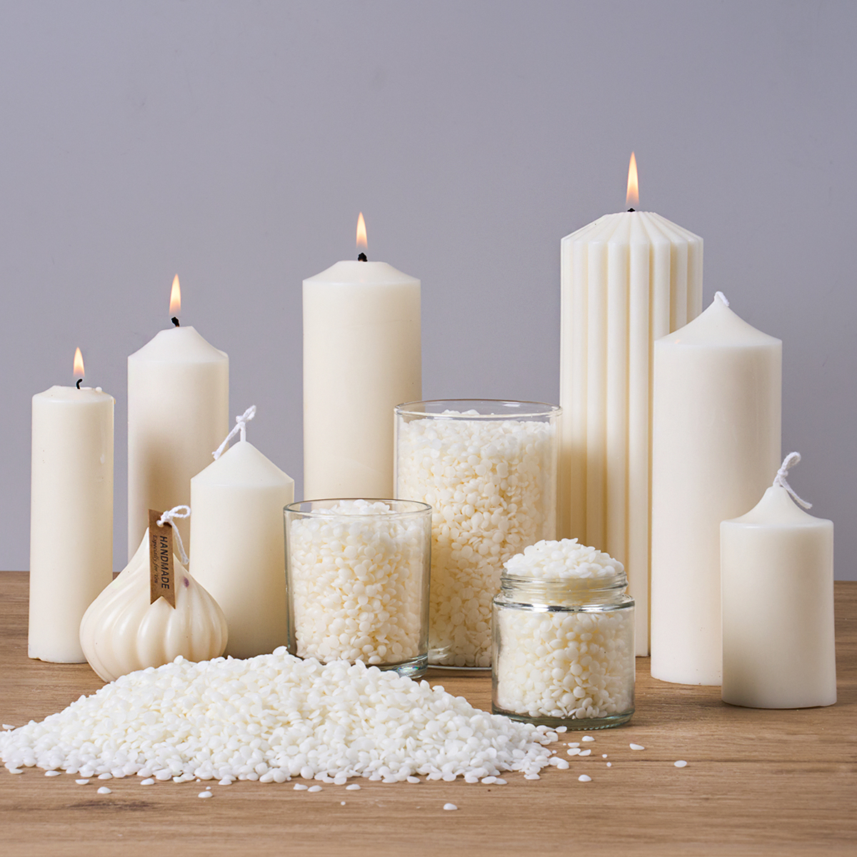 500g/1000g Natural Soy Wax DIY - Candle Supplies To Make Candles reseña y precio