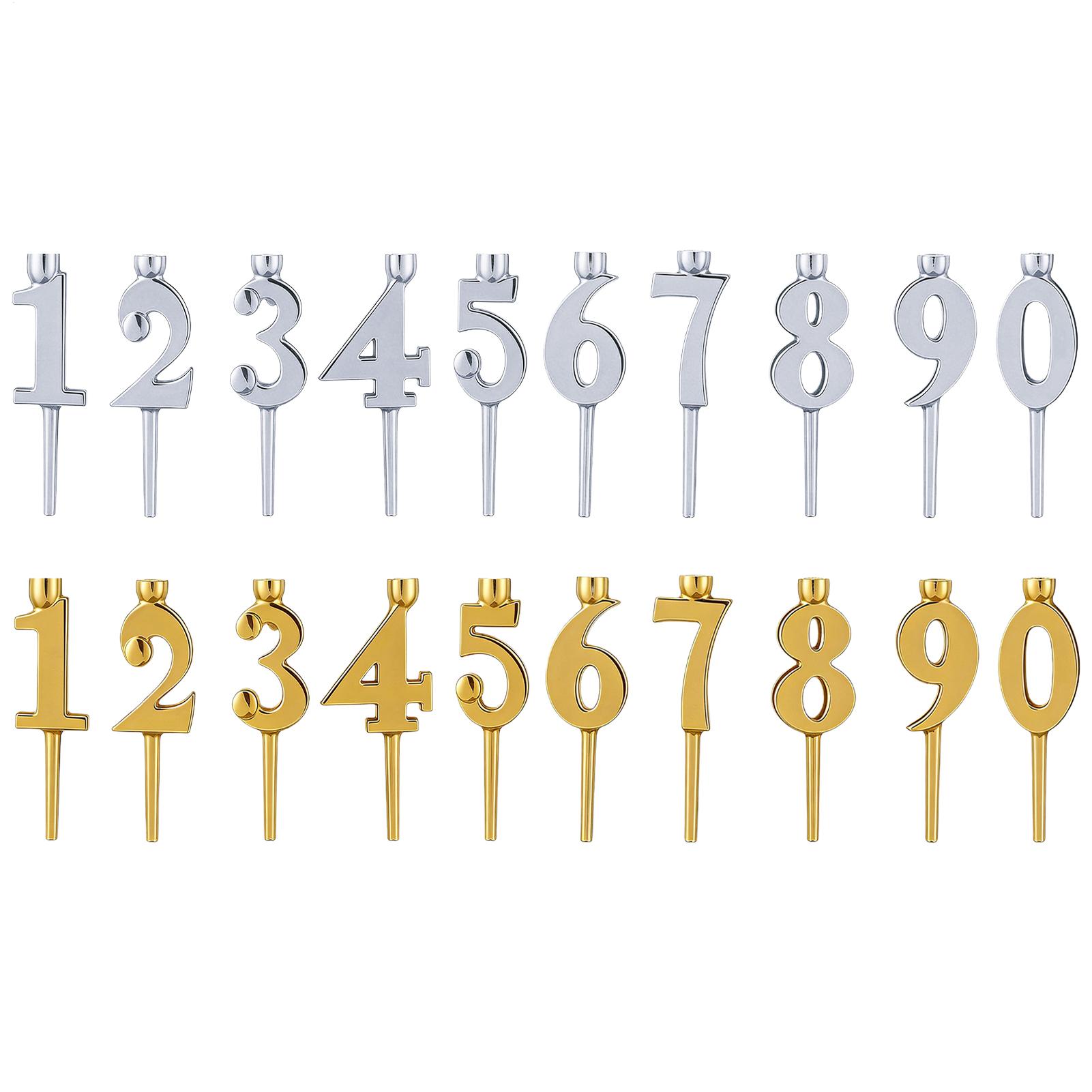 Number Birthday Candle Holders - Candle Supplies In reseña y precio
