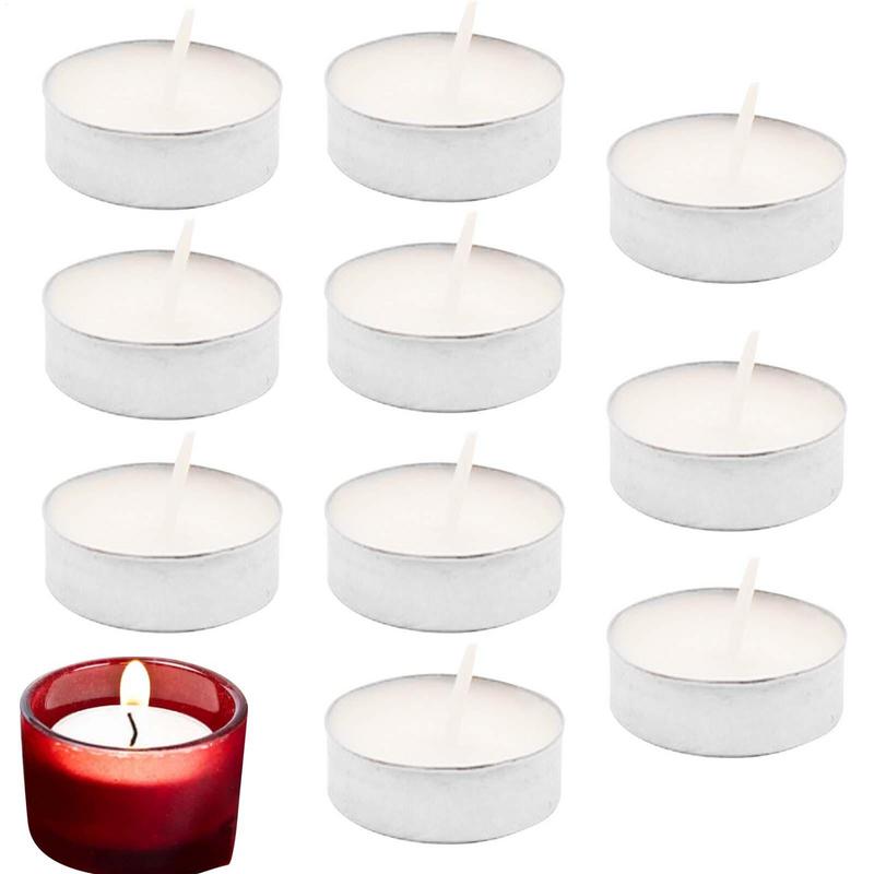 10Pcs Unscented Tealight Candl - Candle Zero reseña y precio