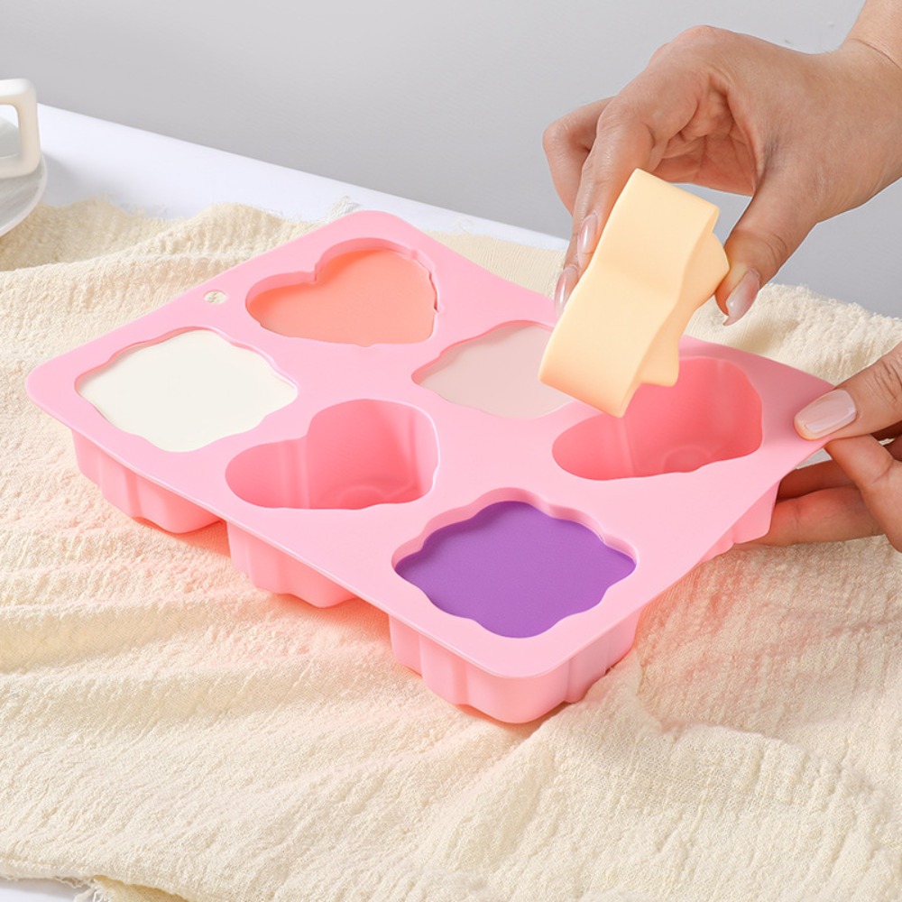 Square Heart Shape Silicone Mo - Candle Making Supplies For Beginners reseña y precio