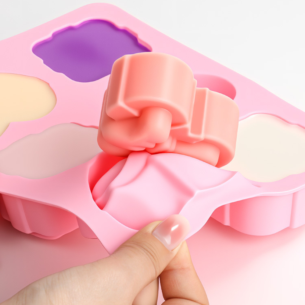 Square Heart Shape Silicone Mo - Candle Making Supplies For Beginners reseña y precio