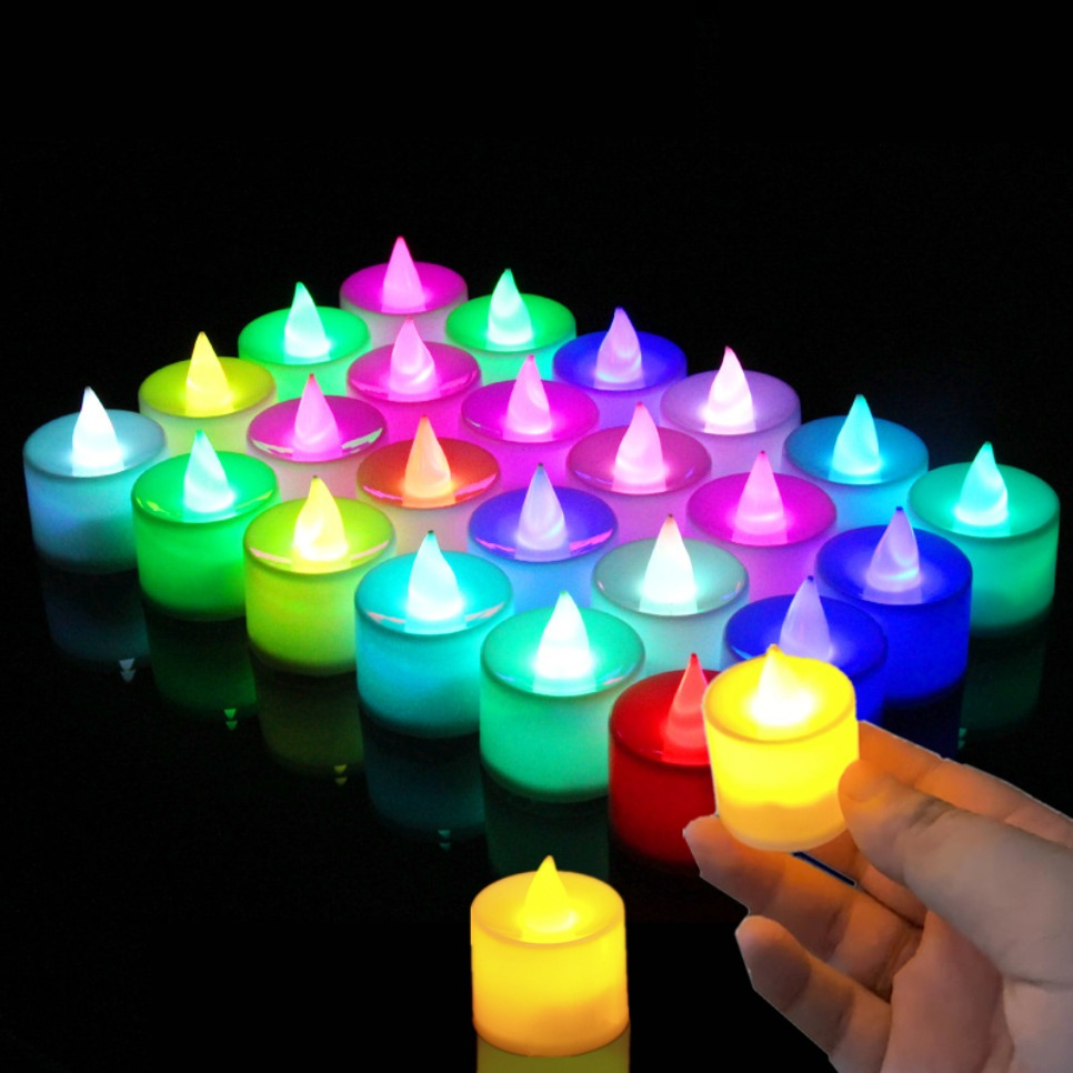 50/24PCS Colorful LED Simulati - Candle Zero reseña y precio