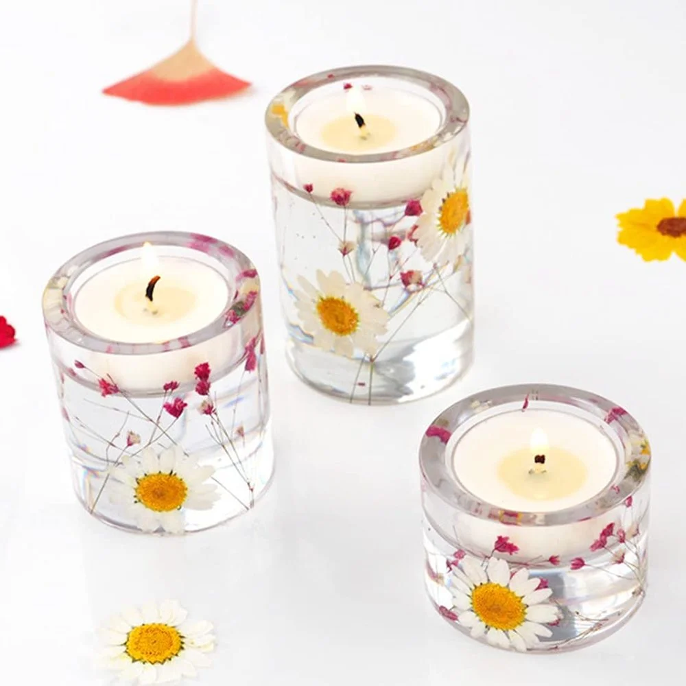 Tea light Candle Holder Resin  - Candle Quotes reseña y precio