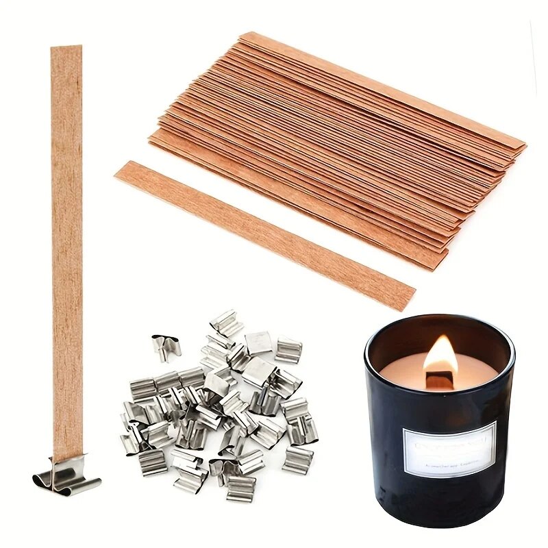 30pcs High Quality Wooden Cand - Candle Supplies Beeswax reseña y precio