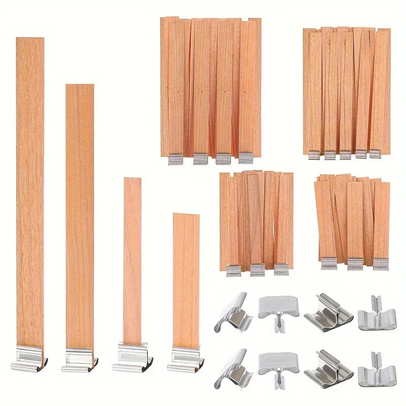 30pcs High Quality Wooden Cand - Candle Supplies Beeswax reseña y precio