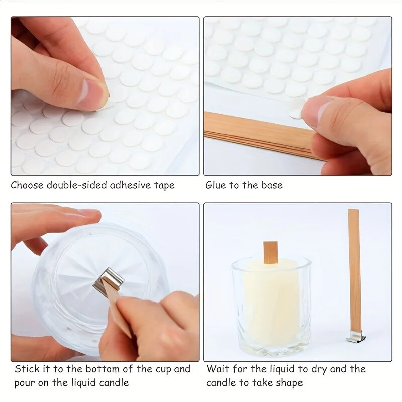 30pcs High Quality Wooden Cand - Candle Supplies Beeswax reseña y precio