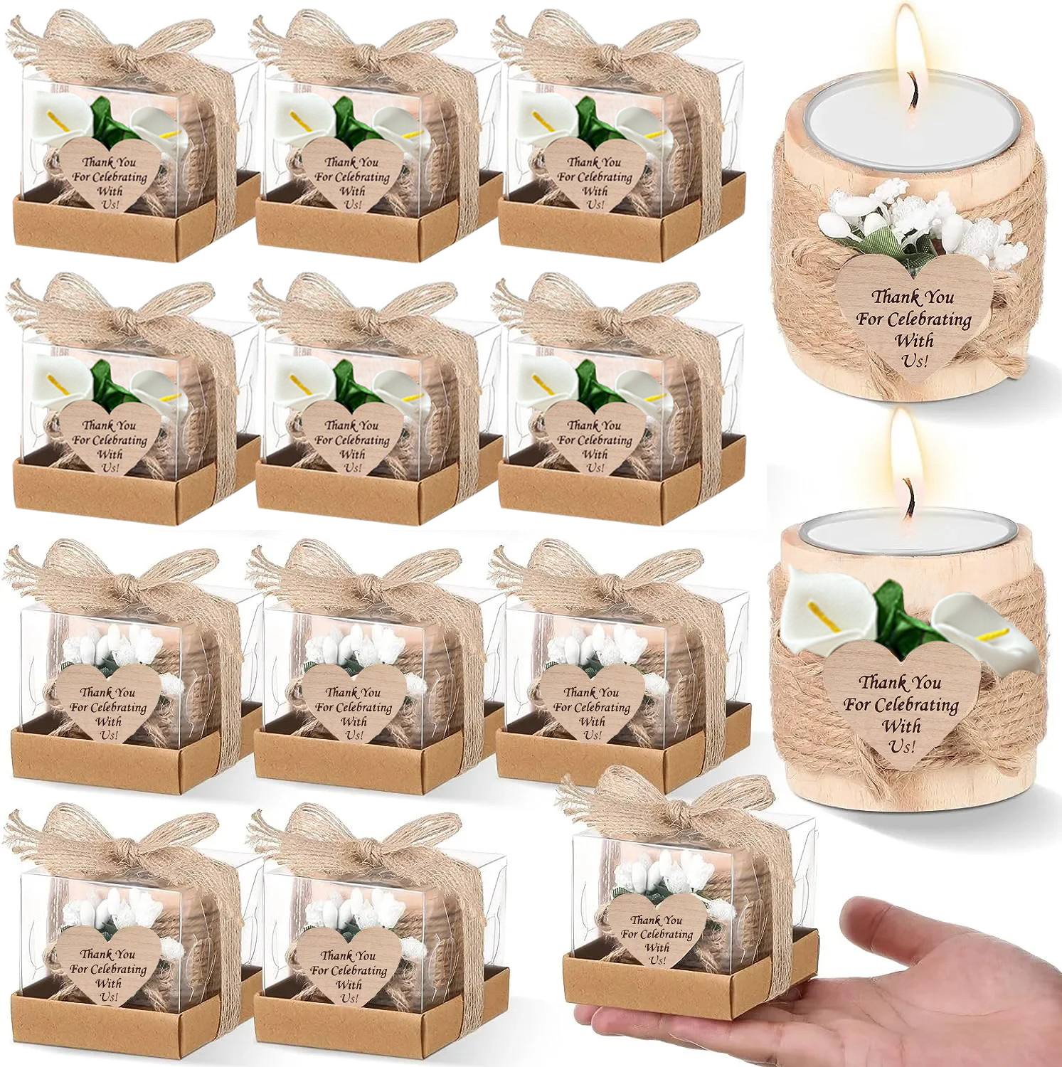 6/12/24PCS Guest Gift Candle f - Candle Zero reseña y precio