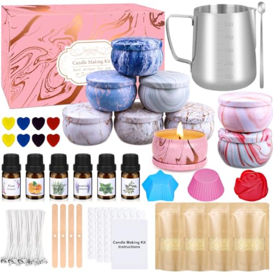 Candle Making Kits for Adults, - Candle Supplies Beeswax reseña y precio
