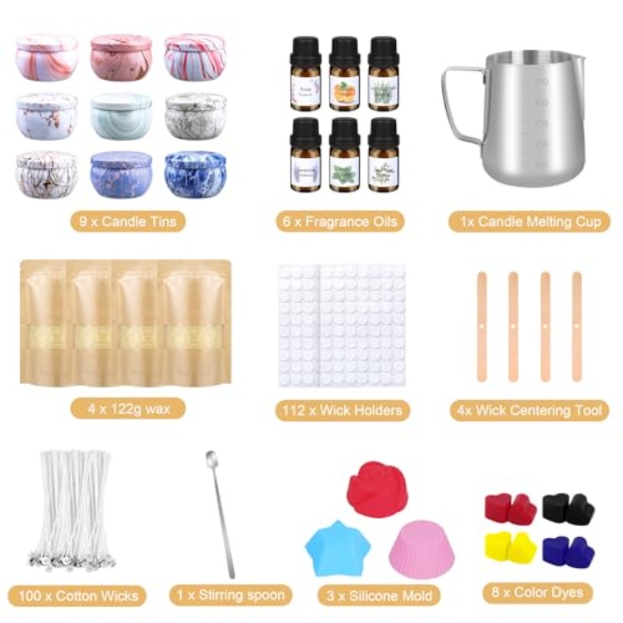 Candle Making Kits for Adults, - Candle Supplies Beeswax reseña y precio