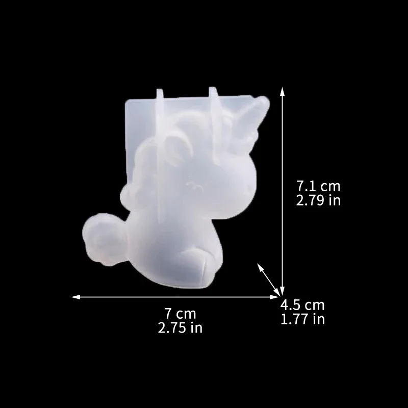 3D Geometric Silicone Unicorn  - Candle Making Supplies For Beginners reseña y precio