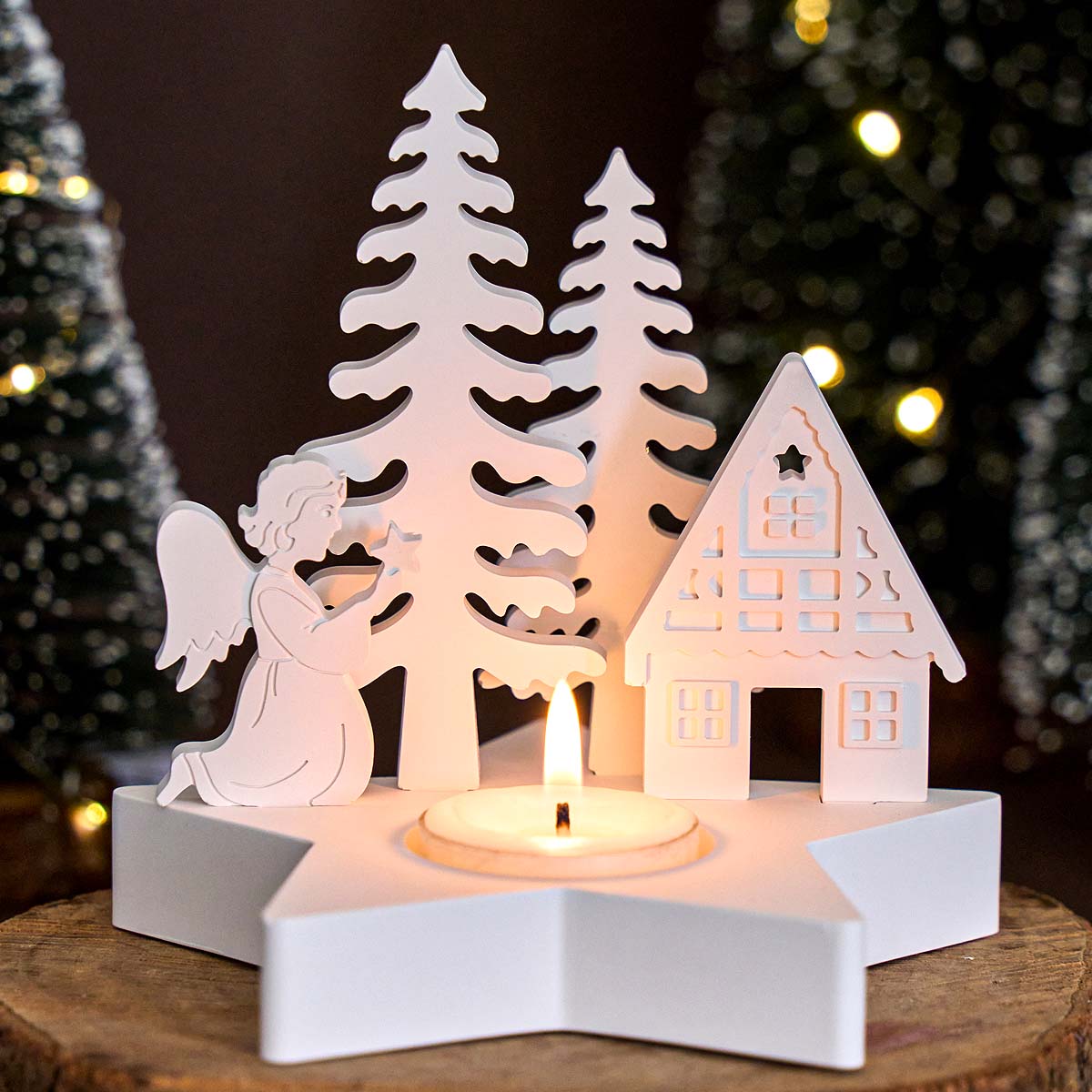 Christmas Decor Star Candle Ho - Candle Quotes reseña y precio