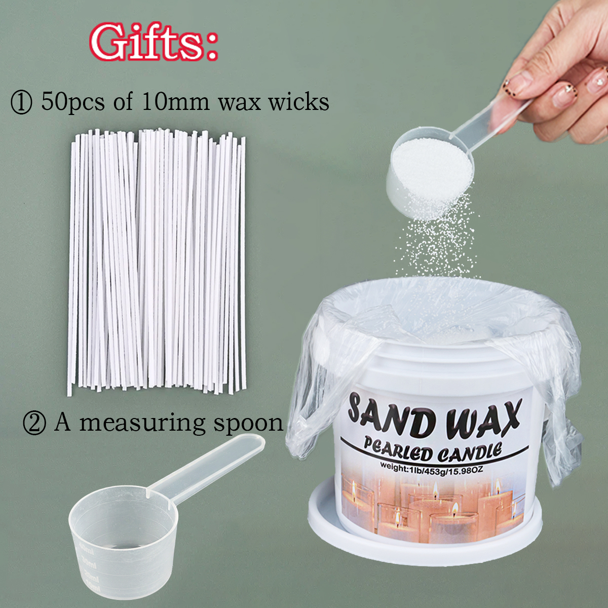 Upgraded Barrels 1Lb/453g Sand - Candle Supplies To Make Candles reseña y precio