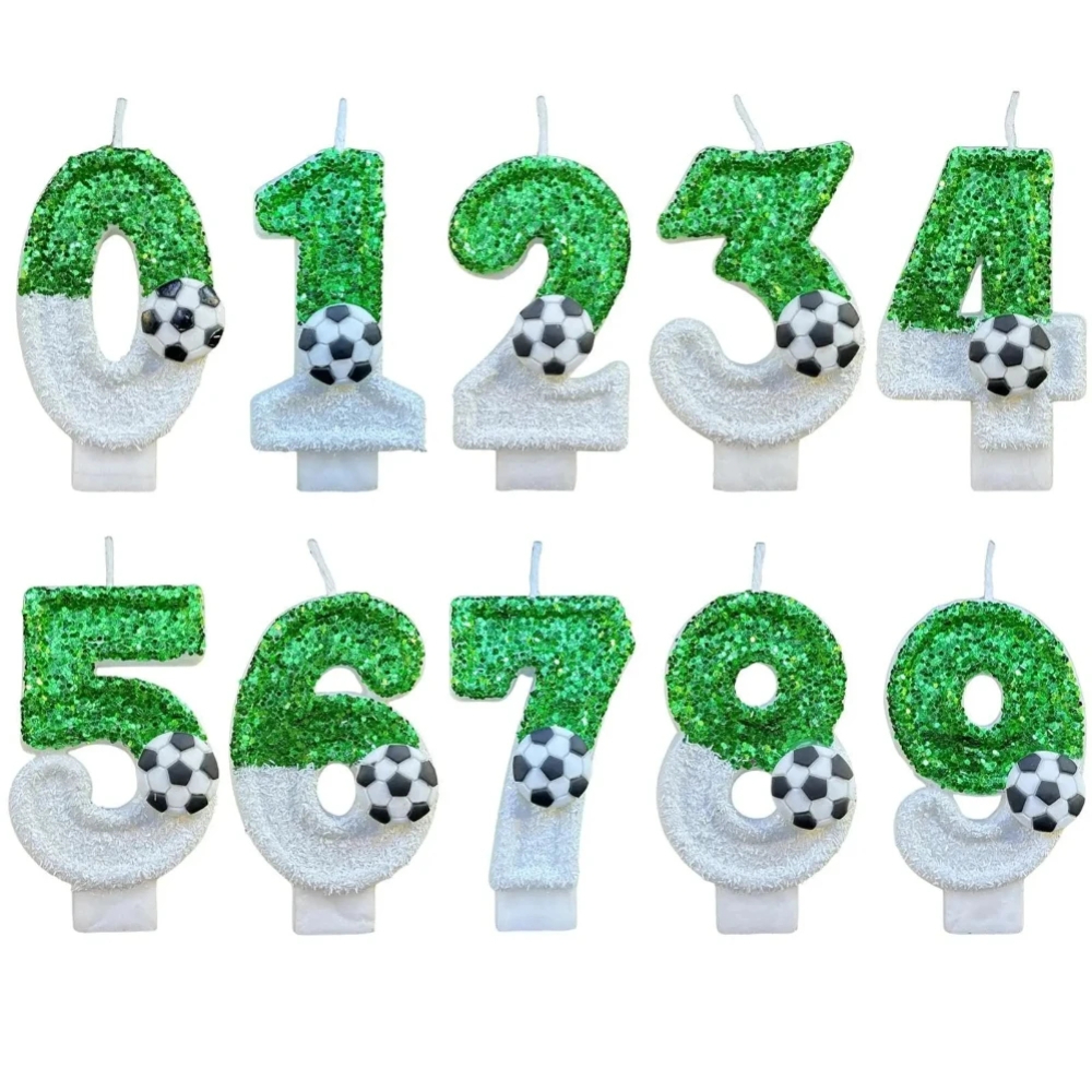 Football Shape Number Cake Can - Candle Supplies In reseña y precio