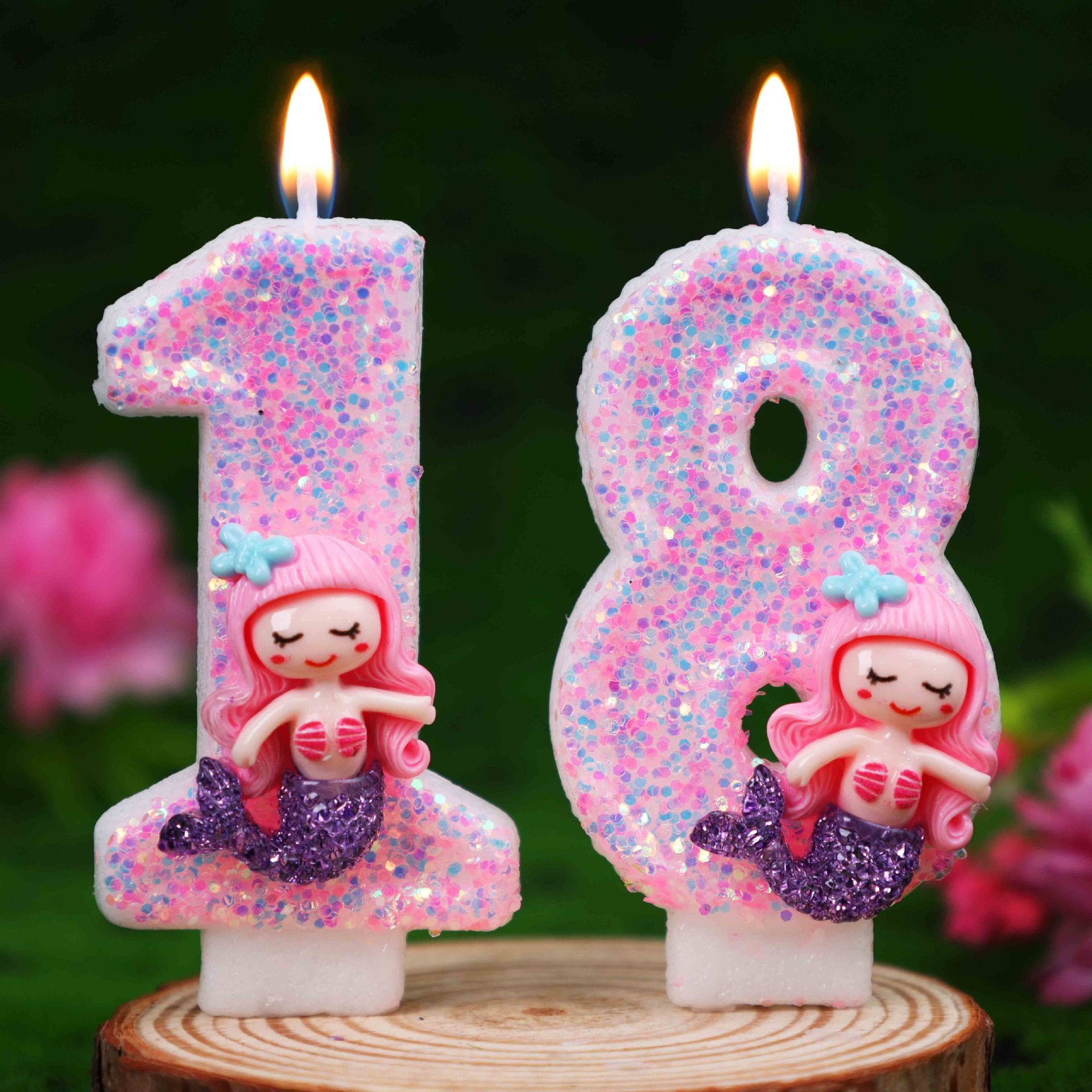 Creative Pink Mermaid 0-9 Digi - Candle Supplies In reseña y precio