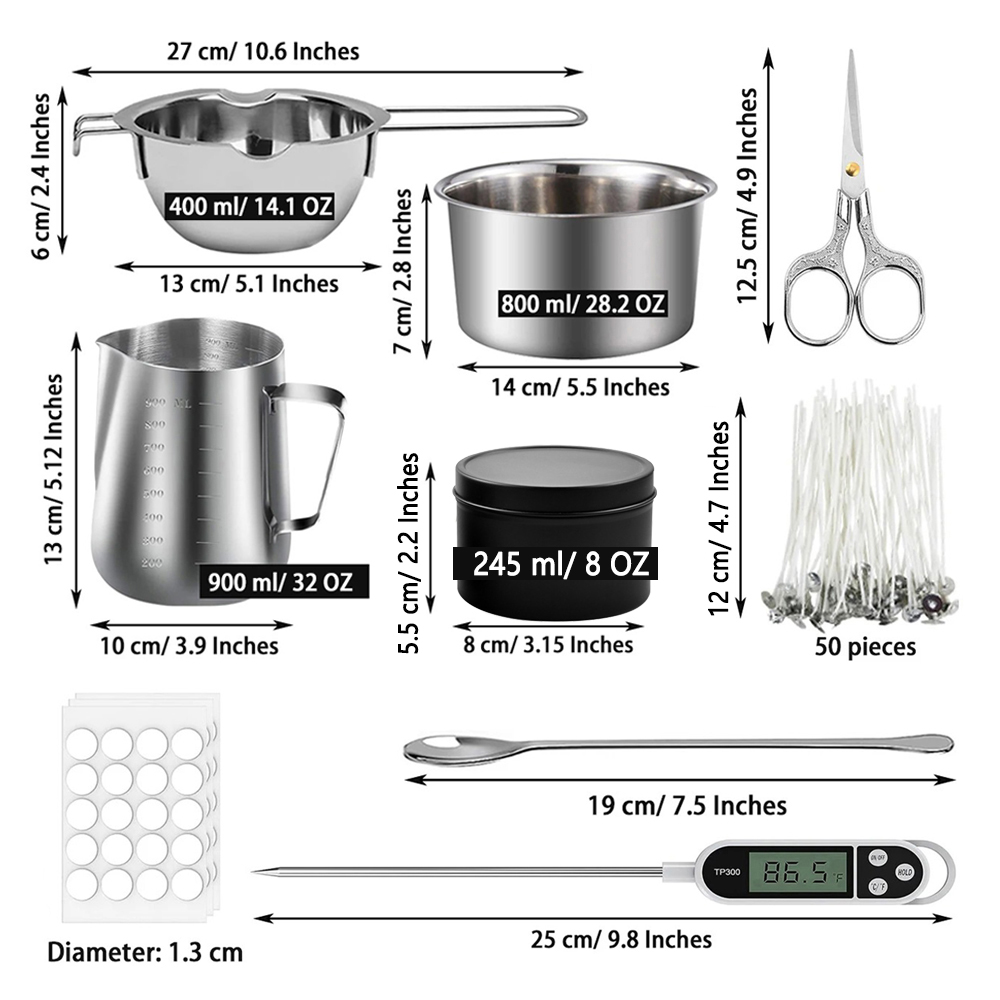Glintmos DIY Candle Making Kit - Candle Supplies To Make Candles reseña y precio