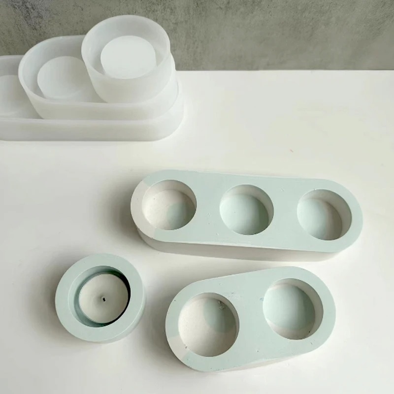 Concrete Candlestick Silicone  - Candle Quotes reseña y precio