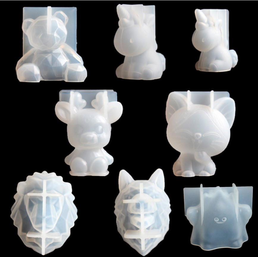Transparent Unicorn Silicone E - Candle Making Supplies For Beginners reseña y precio