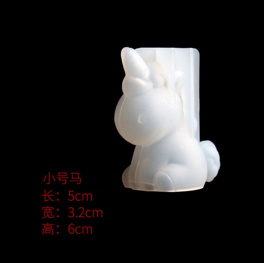 Transparent Unicorn Silicone E - Candle Making Supplies For Beginners reseña y precio