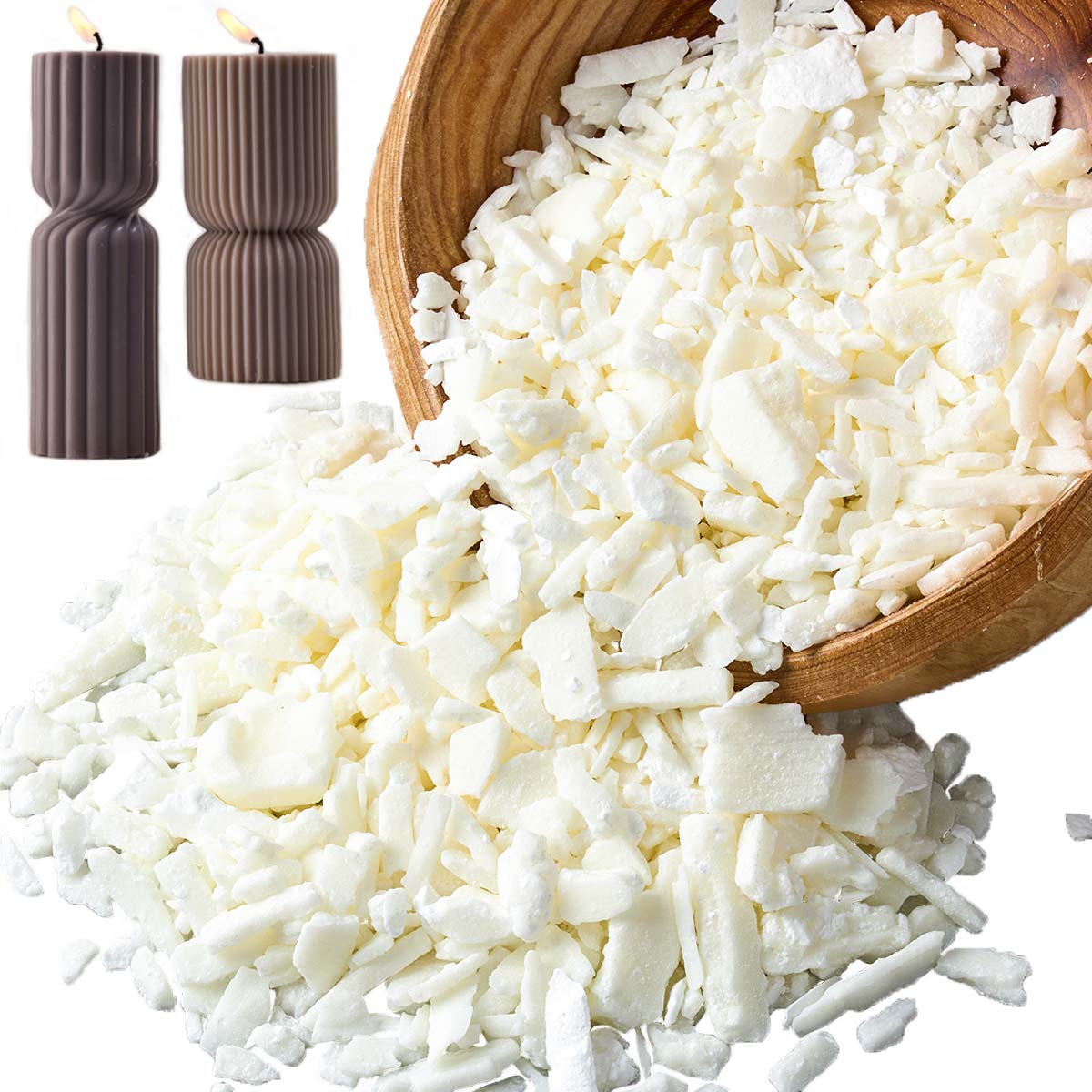 1 Pounds Pure White Soy Wax Fo - Candle Making Supplies For Beginners reseña y precio