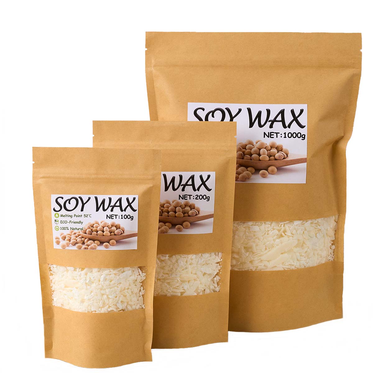 1 Pounds Pure White Soy Wax Fo - Candle Making Supplies For Beginners reseña y precio