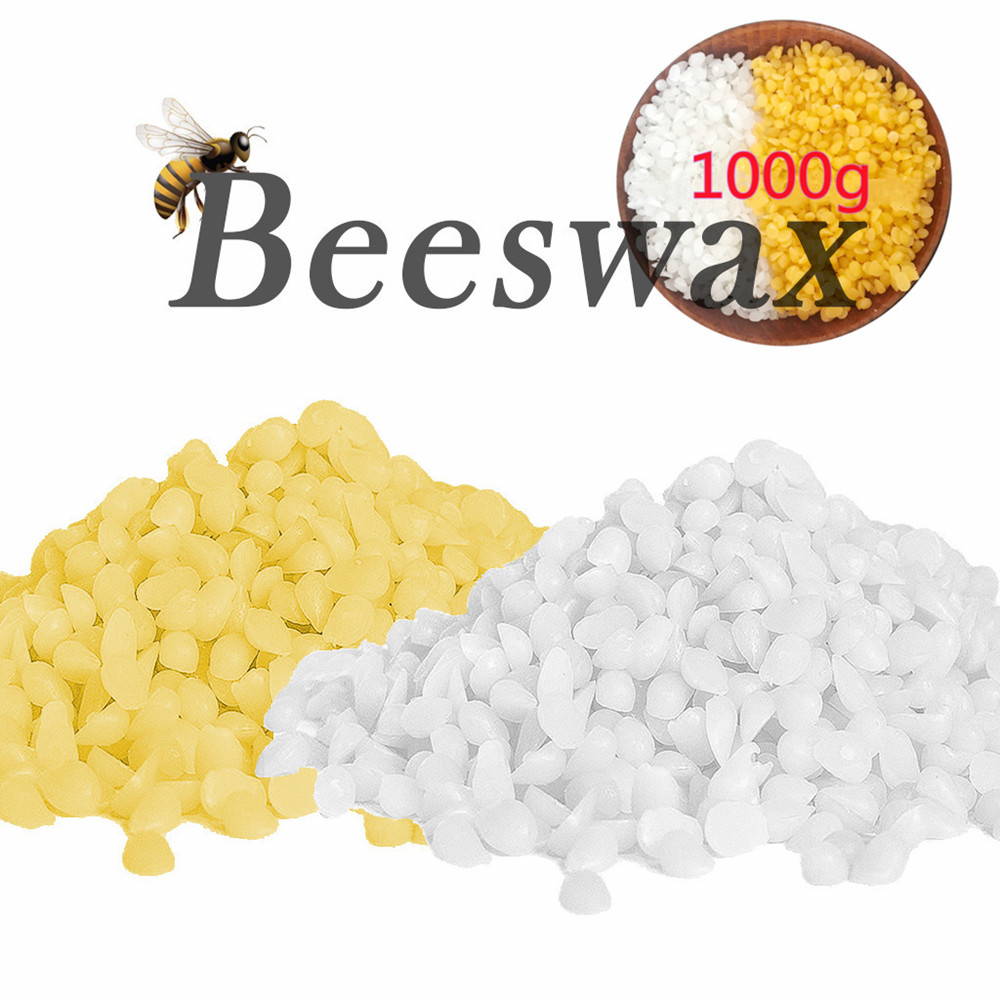 1000g Pure Natural Beeswax 100 - Candle Making Supplies For Beginners reseña y precio