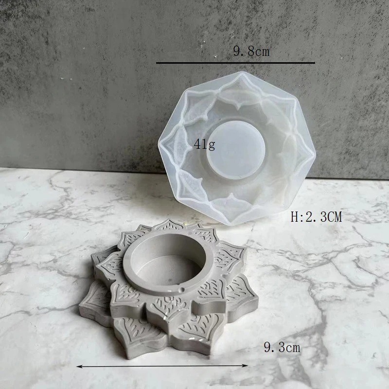 Concrete Candle Jar Silicone M - Candle Quotes reseña y precio