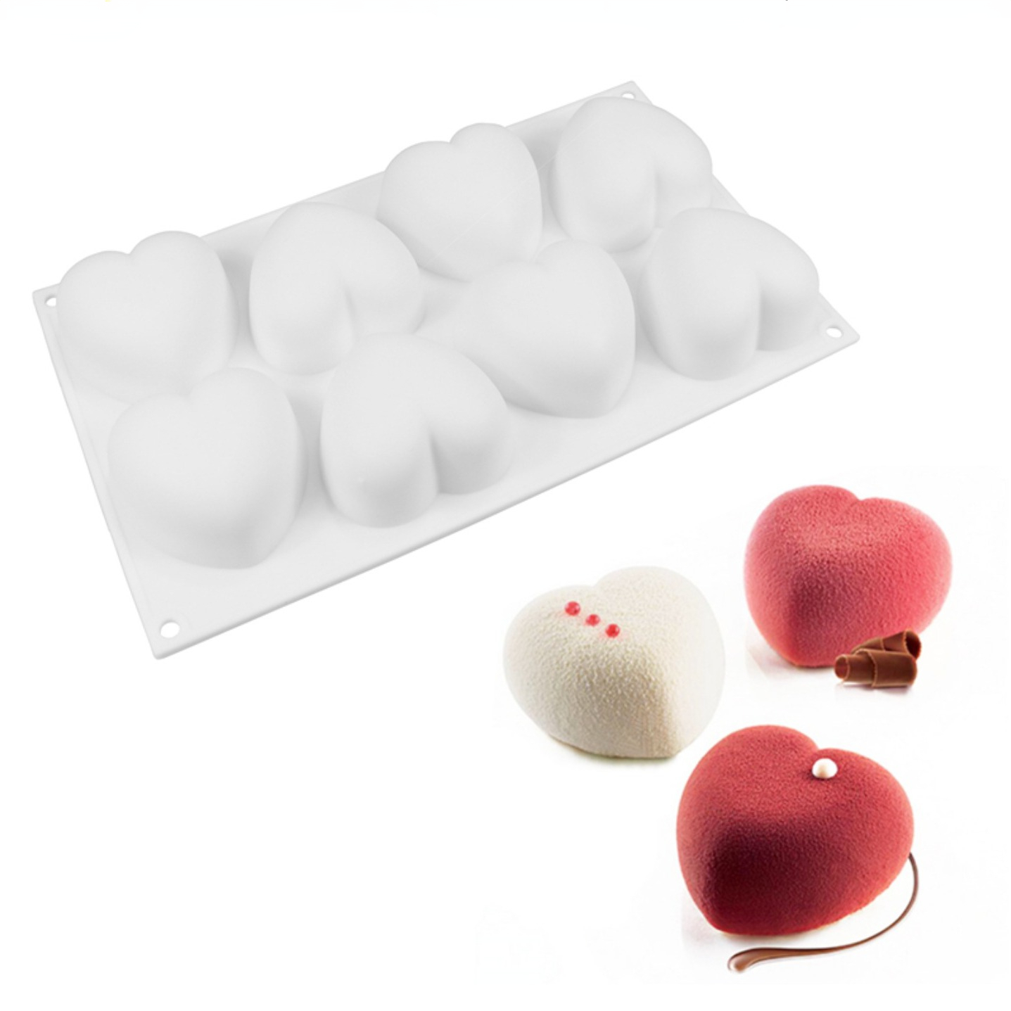 Love Heart Silicone Soap Mold  - Candle Making Supplies For Beginners reseña y precio