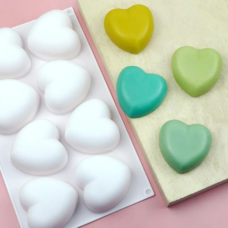 Love Heart Silicone Soap Mold  - Candle Making Supplies For Beginners reseña y precio