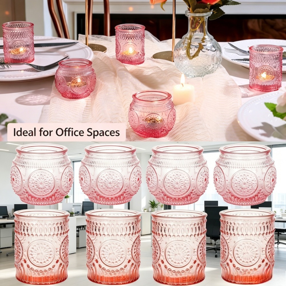 Vintage Embossed Glass Tealigh - Candle Zero reseña y precio
