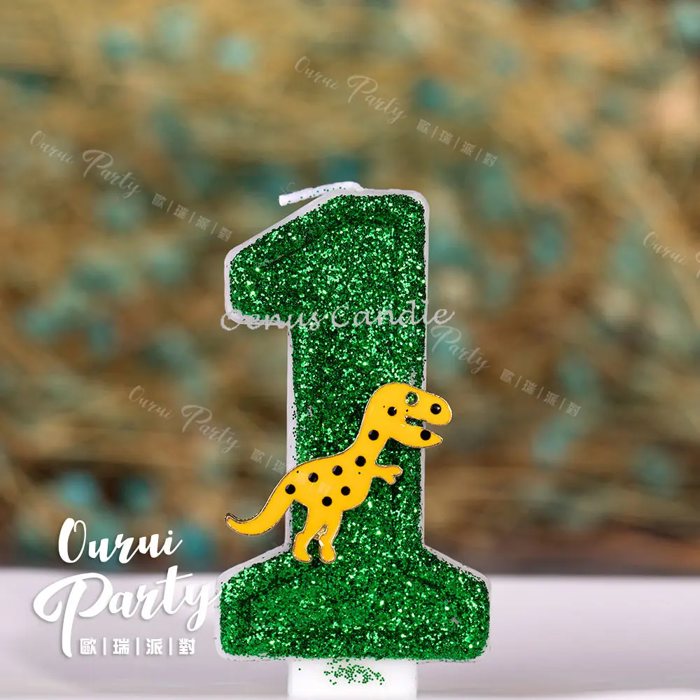 Dinosaur Birthday Candles Numb - Candle Supplies Beeswax reseña y precio