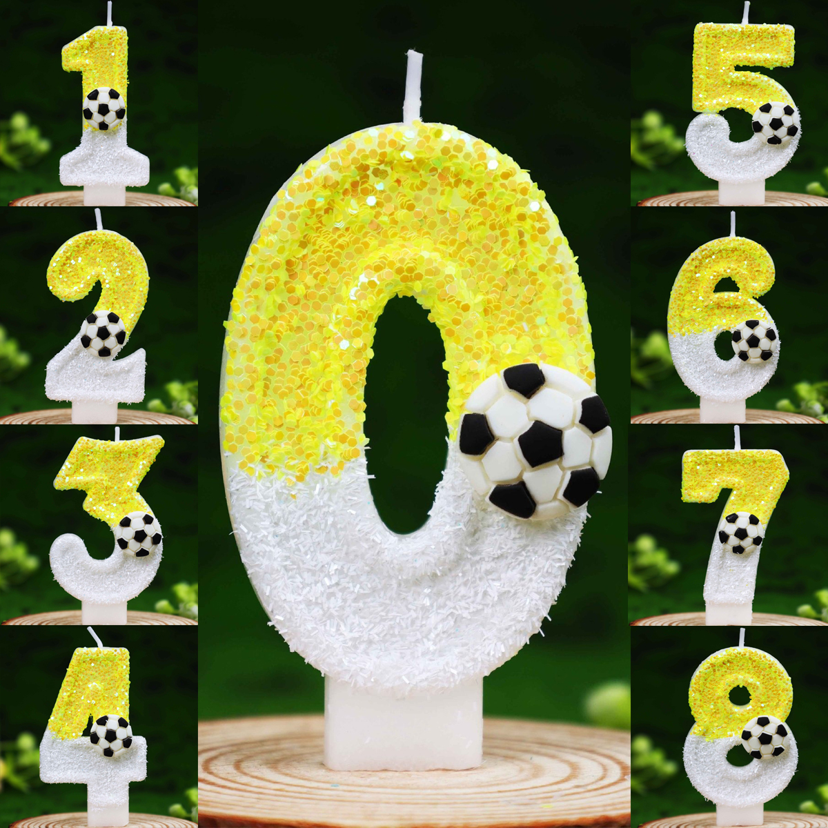 Yellow White Sequins Sports Fo - Candle Supplies In reseña y precio