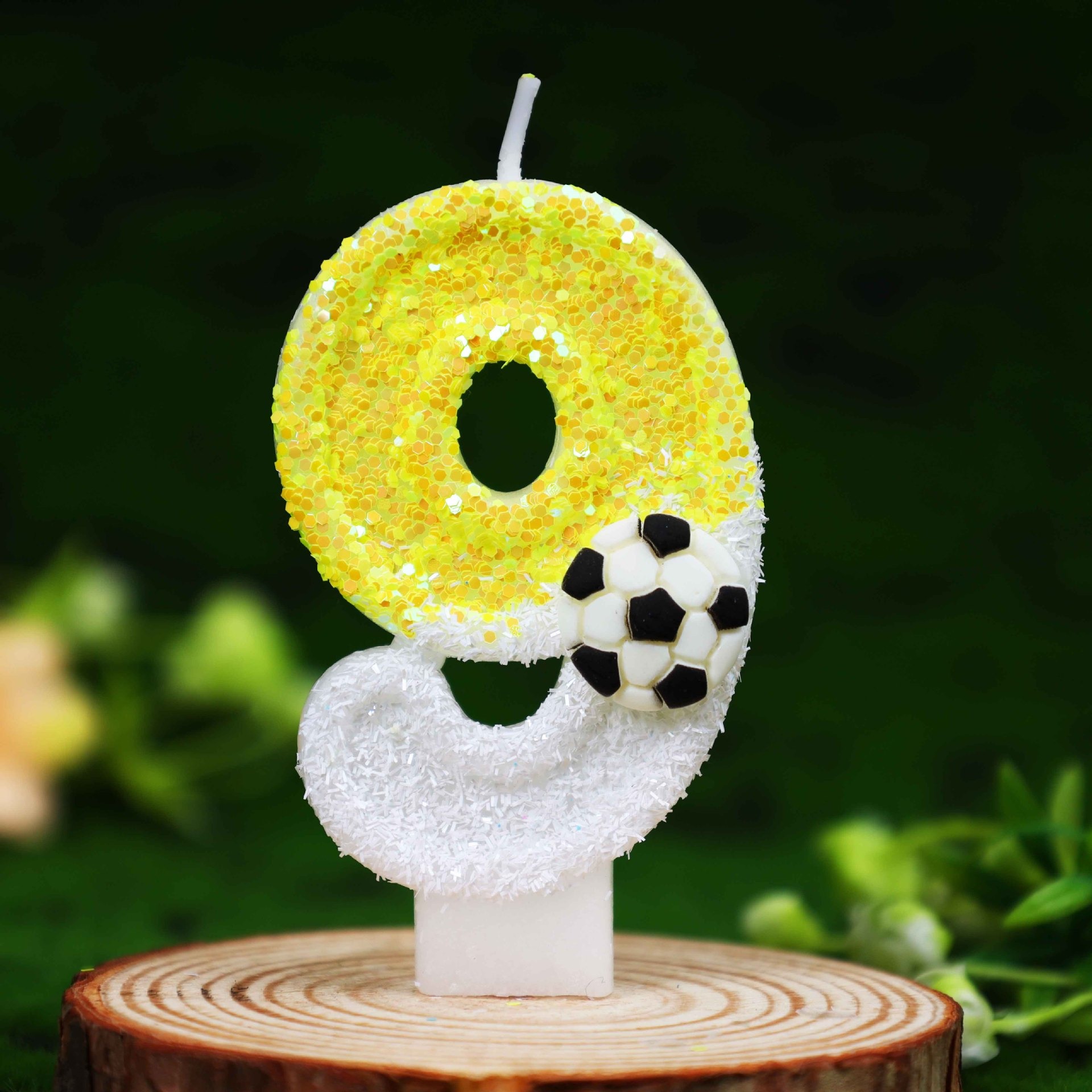 Yellow White Sequins Sports Fo - Candle Supplies In reseña y precio