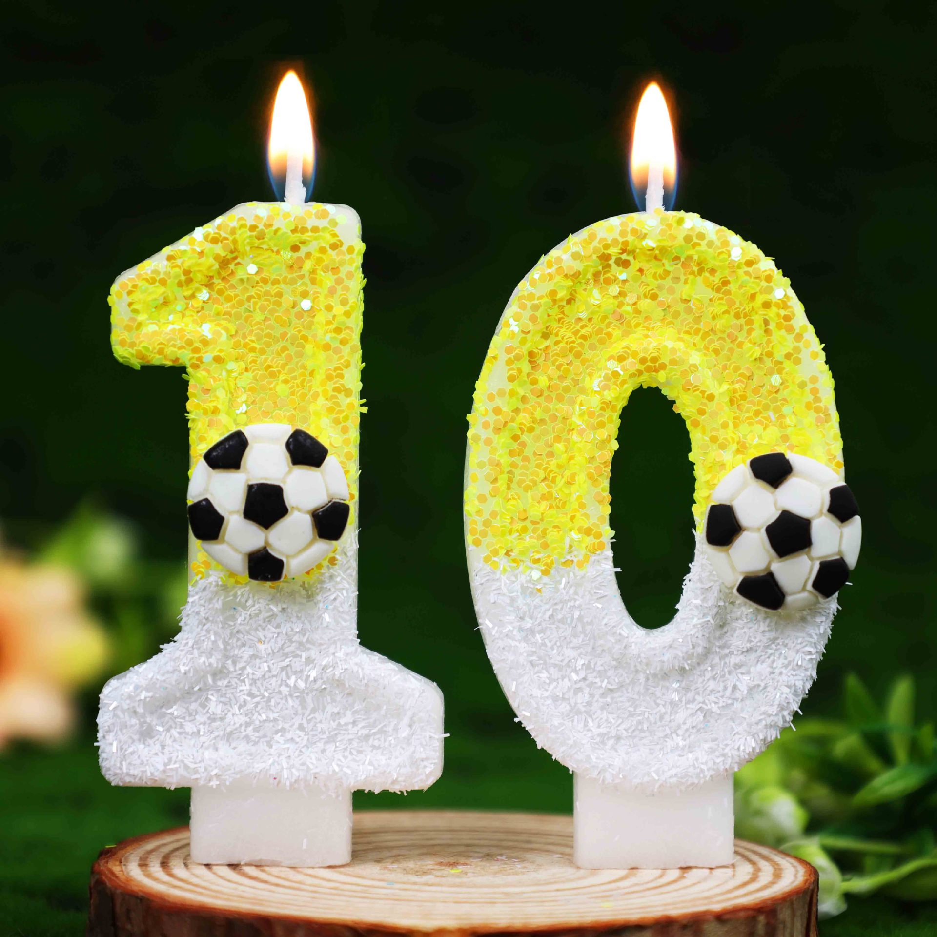 Yellow White Sequins Sports Fo - Candle Supplies In reseña y precio