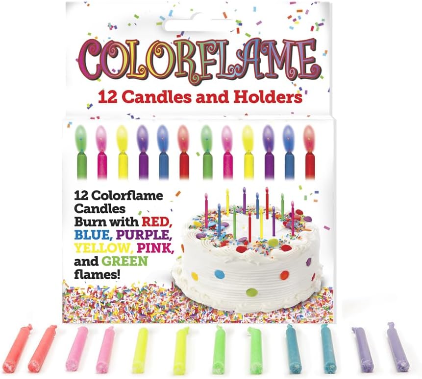 Multicolor Happy Birthday Cand - Candle Supplies Beeswax reseña y precio